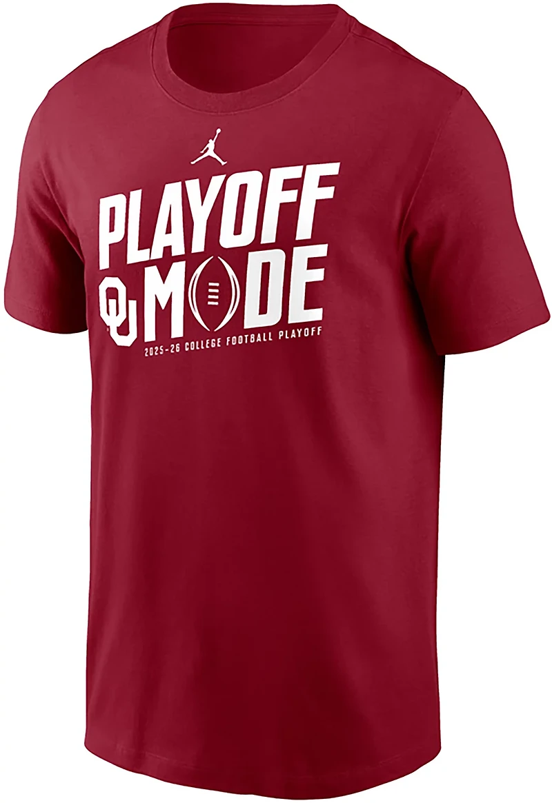 Nike Men's Oklahoma Sooners 2025 CFP Bound Playoff Mode Short Sleeve T-Shirt