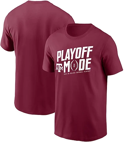 Nike Men's Texas A&M Aggies 2025 CFP Bound Playoff Mode Short Sleeve T-Shirt