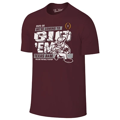 WILDCAT RETRO Men's Texas A&M University 2025 CFP Bound We're Coming Short Sleeve T-Shirt
