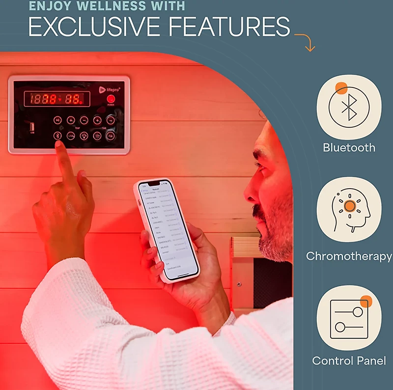Lifepro RejuvaCare Cozy Infrared Sauna