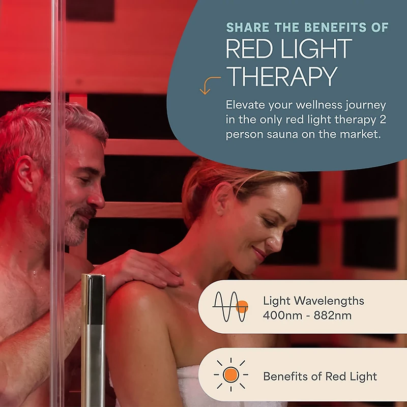 Lifepro RejuvaCure 2-Person Far Infrared Sauna