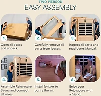 Lifepro RejuvaCure 2-Person Far Infrared Sauna