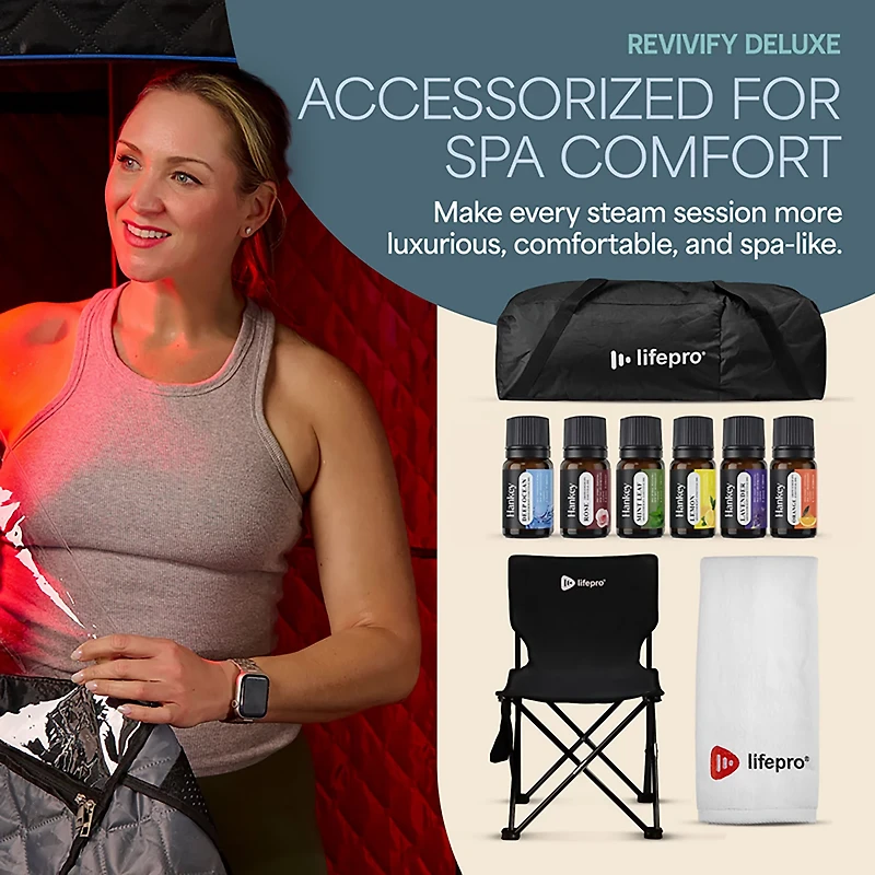 Lifepro Revivify Deluxe Portable Steam Room