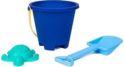 Toysmith Ship Sand Bucket 3-Piece Turtle Set