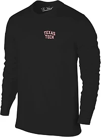 The Victory Men's Texas Tech University Small Logo Sleeve 2 Hit Long Graphic T-shirt