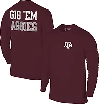 The Victory Men's Texas A&M University Primary Logo 2 Hit Long Sleeve Graphic T-shirt