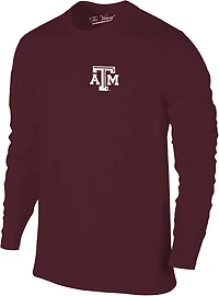 The Victory Men's Texas A&M University Primary Logo 2 Hit Long Sleeve Graphic T-shirt