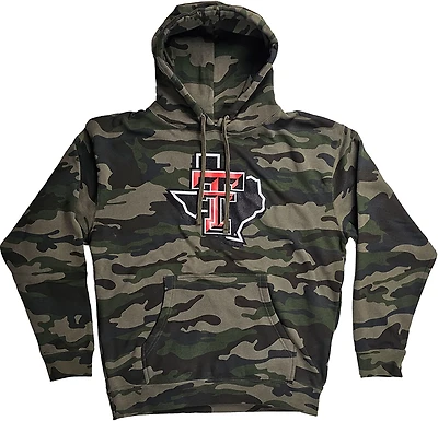 Something Inked Men's Texas Tech University Primary Logo Hoodie