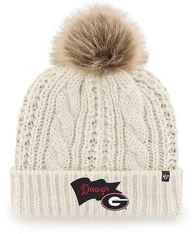 '47 Women's Georgia Bulldogs Wave Banner Meeko Cuff Knit Beanie