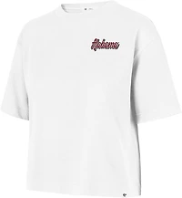 '47 Women's Alabama Crimson Tide Collage Script Reed City Short Sleeve T-shirt