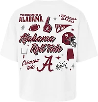 '47 Women's Alabama Crimson Tide Collage Script Reed City Short Sleeve T-shirt