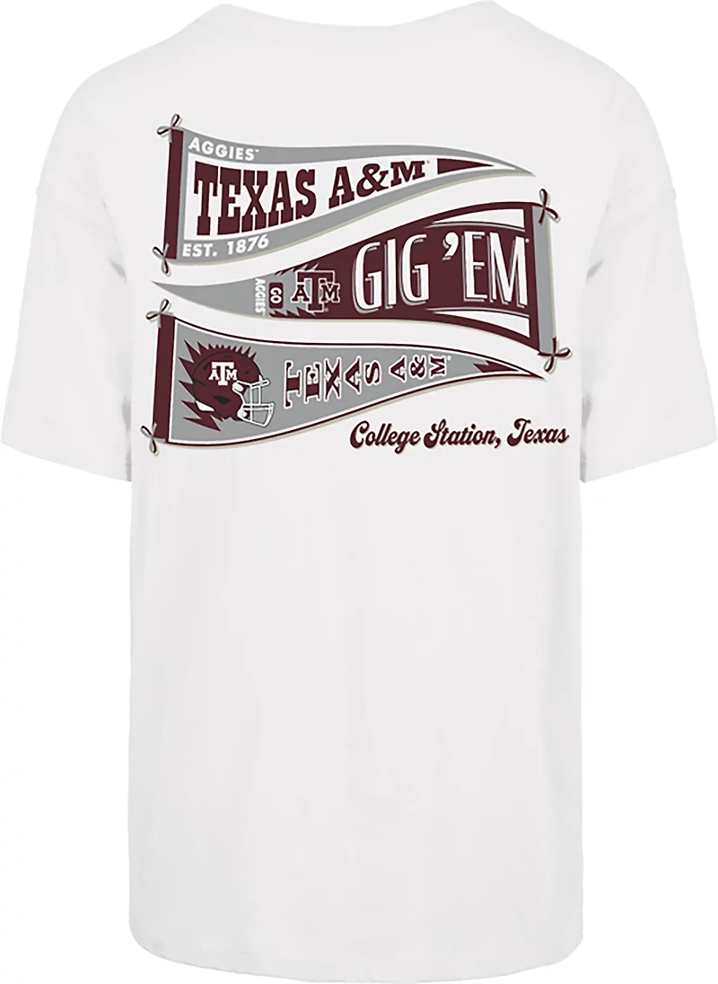 '47 Women's Texas A&M Aggies Bow and Banner DS Sadie Short Sleeve T-shirt