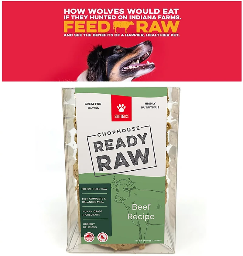 Scout & Zoe's Chophouse Ready Raw 9 oz Super Fly Bag