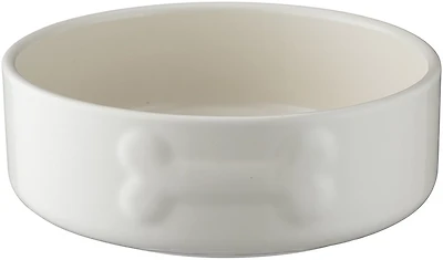 Mason Cash Embossed Bone Dog Bowl