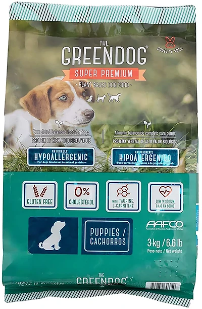 The Green Dog Super Premium Puppies 6.6 lb Dog Food Bag
