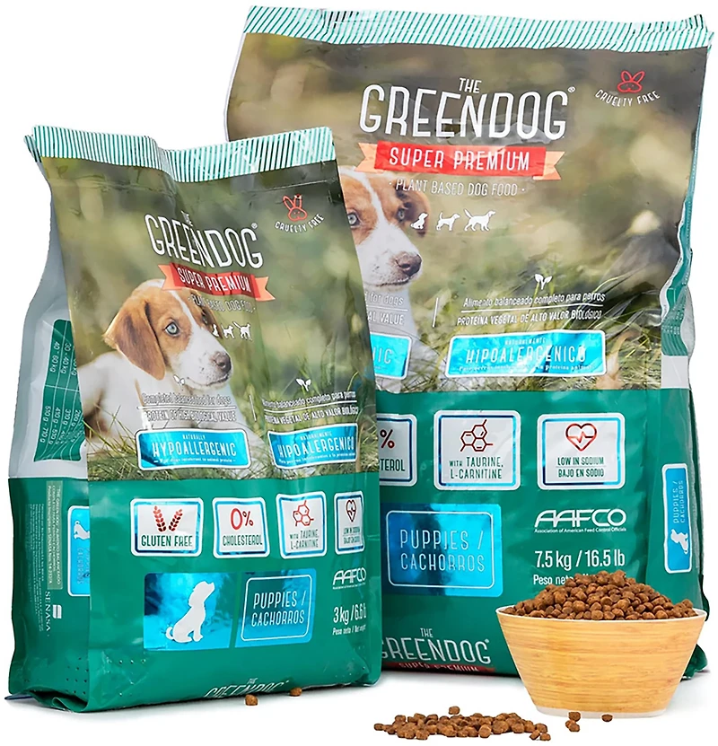 The Green Dog Super Premium Puppies 6.6 lb Dog Food Bag
