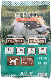 The Green Dog Super Premium Adult Small Bite 6.6 lb Dog Food Bag