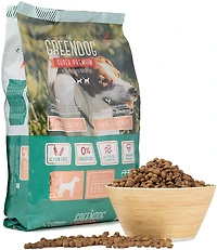 The Green Dog Super Premium Adult Small Bite 6.6 lb Dog Food Bag