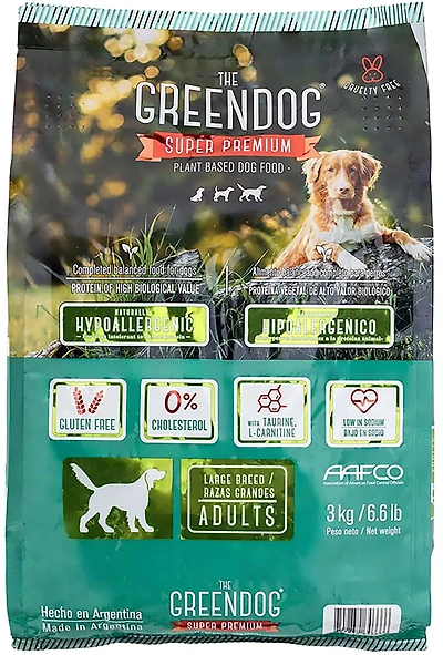 The Green Dog Super Premium Adult Regular Bite lb Dog Food Bag