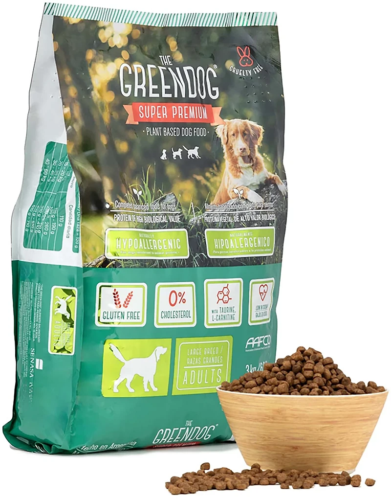 The Green Dog Super Premium Adult Regular Bite lb Dog Food Bag
