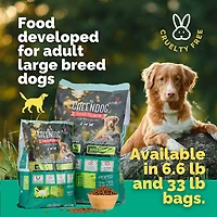 The Green Dog Super Premium Adult Regular Bite lb Dog Food Bag