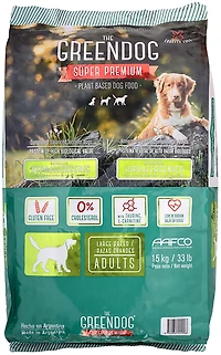 The Green Dog Super Premium Adult Regular Bite 33 lb Dog Food Bag