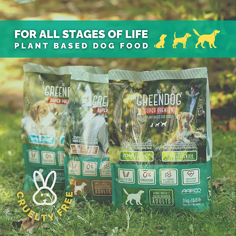 The Green Dog Super Premium Adult Regular Bite 33 lb Dog Food Bag