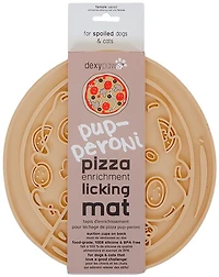 Dexypaws Pup-peroni Pizza Enrichment Lick Mat