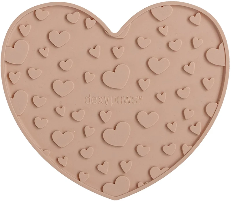 Dexypaws Heart Enrichment Lick Mat