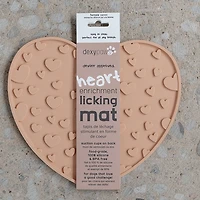 Dexypaws Heart Enrichment Lick Mat