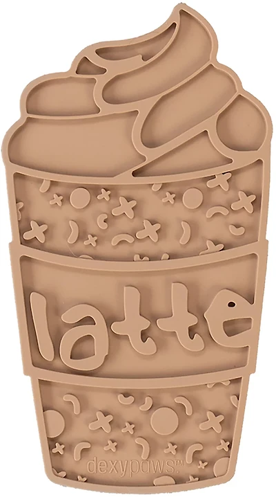 Dexypaws Pup-accino Enrichment Lick Mat