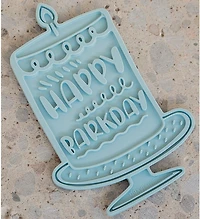 Dexypaws Seafoam Bark Day Bash Enrichment Lick Mat