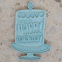 Dexypaws Seafoam Bark Day Bash Enrichment Lick Mat