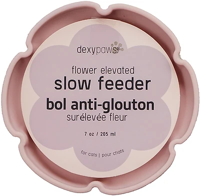 Dexypaws Flower Elevated Slow Feeder