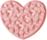 Dexypaws Blush Pink Heart Enrichment Snuffle Mat