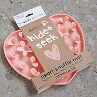 Dexypaws Blush Pink Heart Enrichment Snuffle Mat