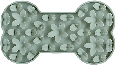 Dexypaws Sage Green Bone Enrichment Snuffle Mat