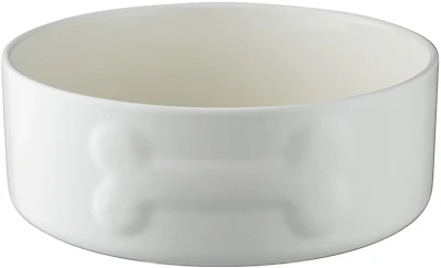 Mason Cash Embossed Bone Dog Bowl