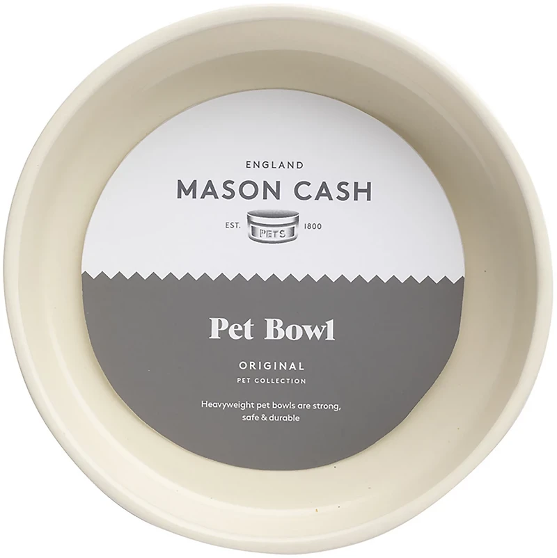 Mason Cash Embossed Bone Dog Bowl
