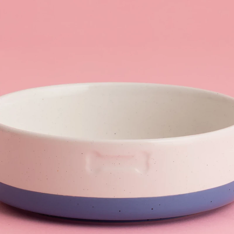 Mason Cash Speckle Dip Dog Bowl