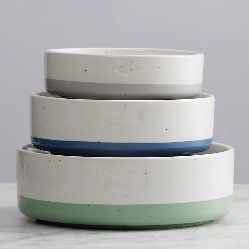 Mason Cash Speckle Dip Dog Bowl