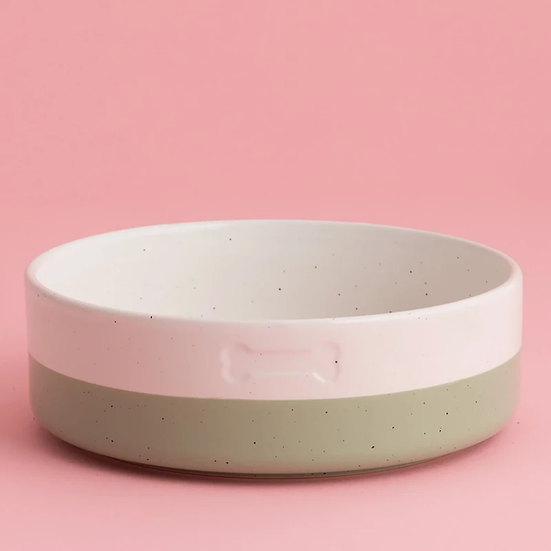 Mason Cash Speckle Dip Dog Bowl