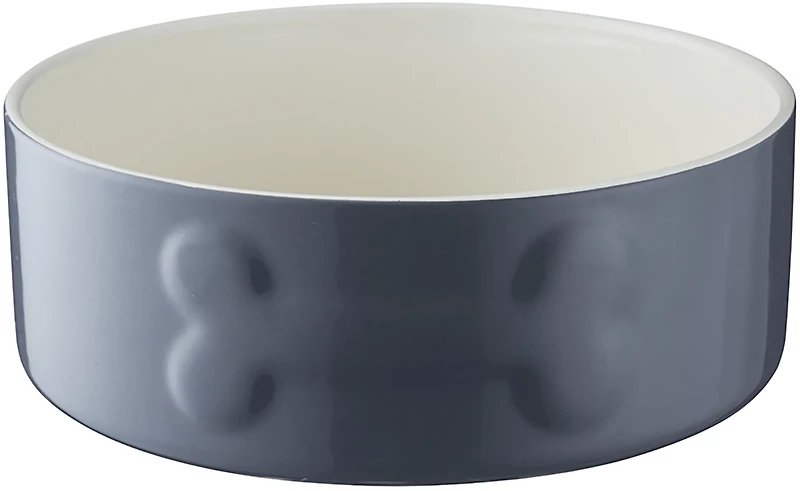Mason Cash Embossed Bone Dog Bowl