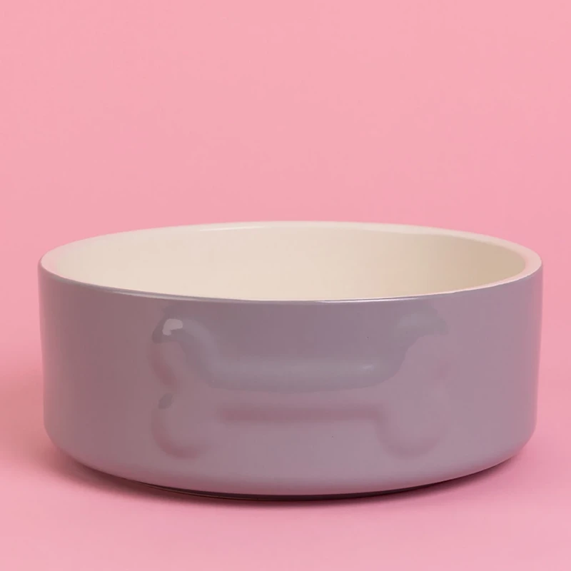 Mason Cash Embossed Bone Dog Bowl