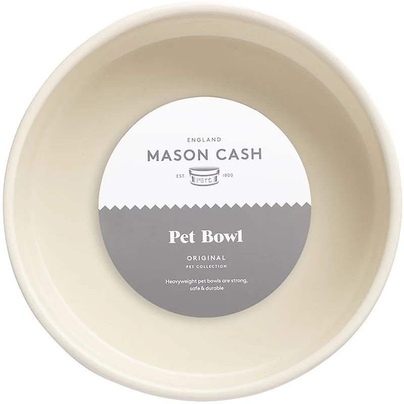 Mason Cash Embossed Bone Dog Bowl