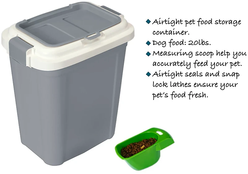 Ashfield & Harkness 23 qt Pet Food Storage Bin