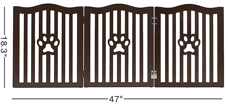 Trimate Wooden-Free Standing Pet Gate