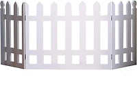 Etna Wooden White Picket Fence Pet Gate