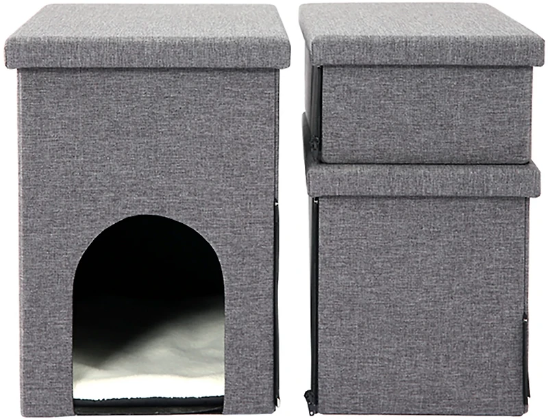 Ashfield & Harkness Pet Stair with Storage and 3 Steps