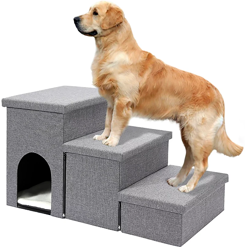 Ashfield & Harkness Pet Stair with Storage and 3 Steps